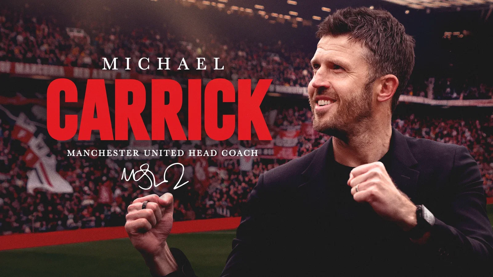 Carrick confirmed - head coach