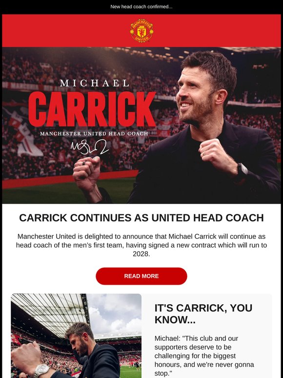 It's Carrick, you know... 🔴⚪⚫