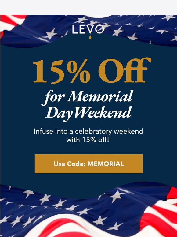 A Memorable Sale for Memorial Day
