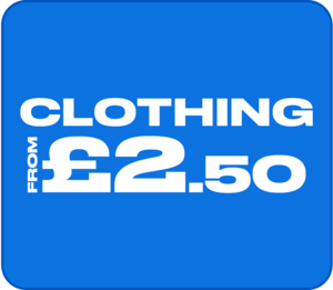Clothing from £2.50