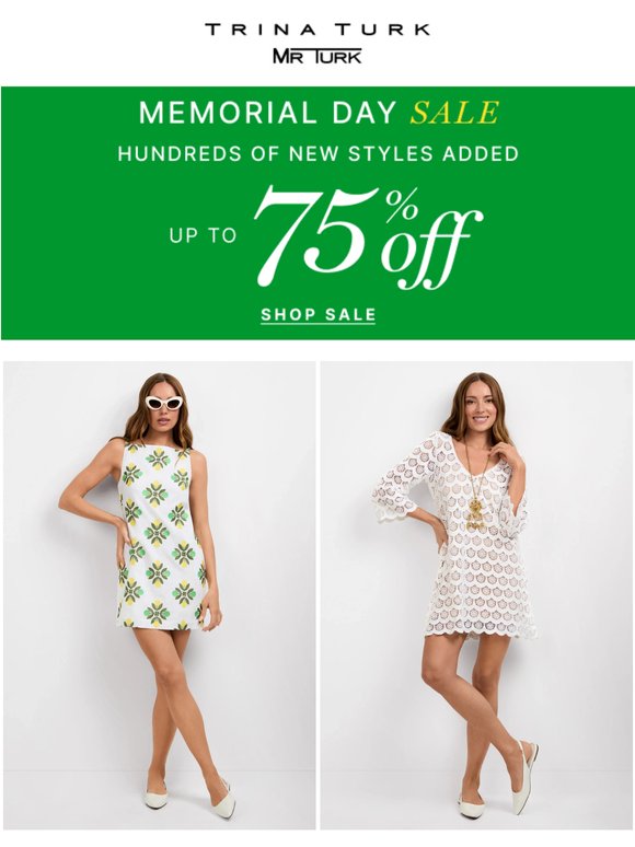 ⭕ Memorial Day Sale is ON!