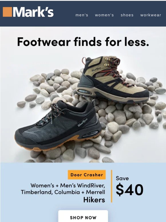 Save $40 on select hikers 🥾