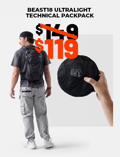Beast18 Ultralight Technical Backpack: $119