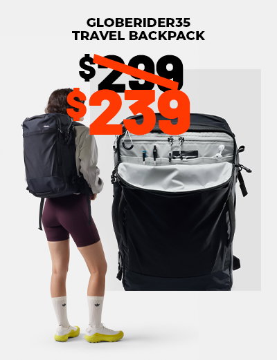 GlobeRider35 Travel Backpack: $239