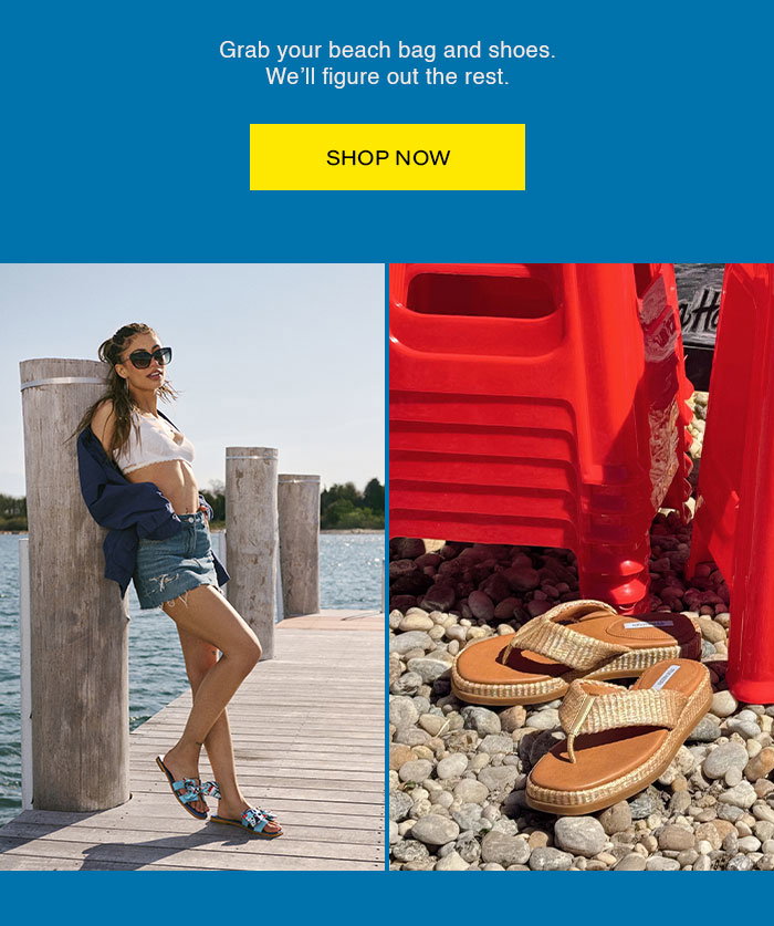Grab your beach bag and shoes