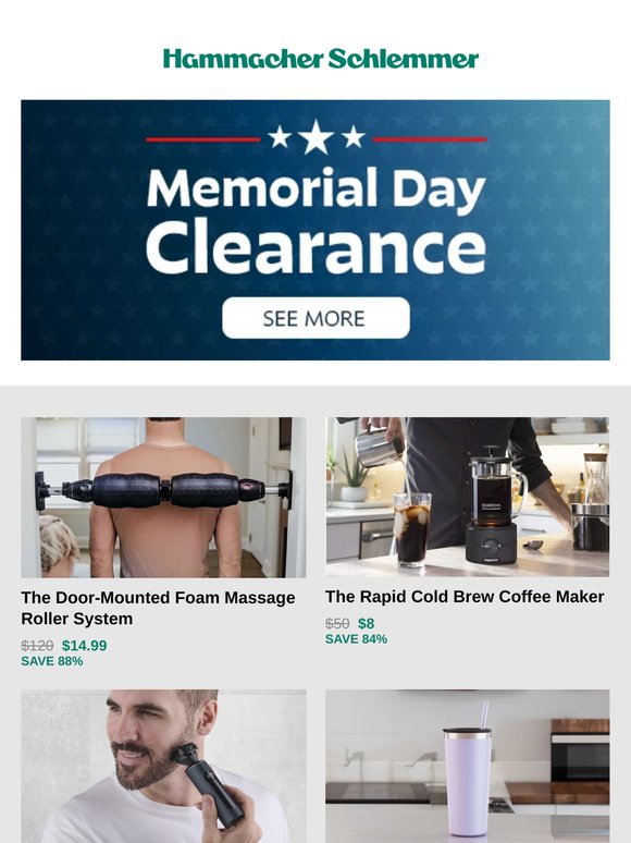 Up to 80% off this Memorial Day weekend