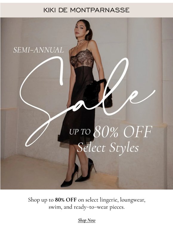 SEMI-ANNUAL SALE starts NOW 🖤