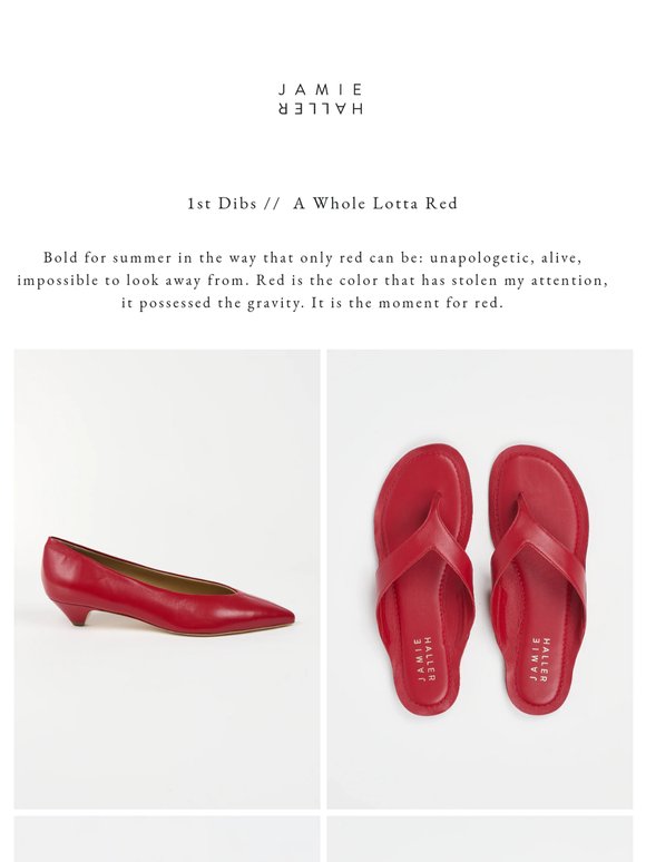 1st Dibs // The New Red Shoe Roundup