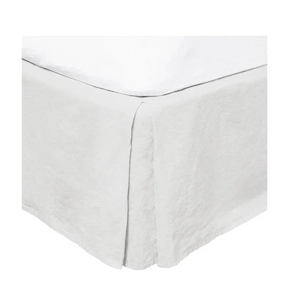 Bambury Qb Linen Valance White