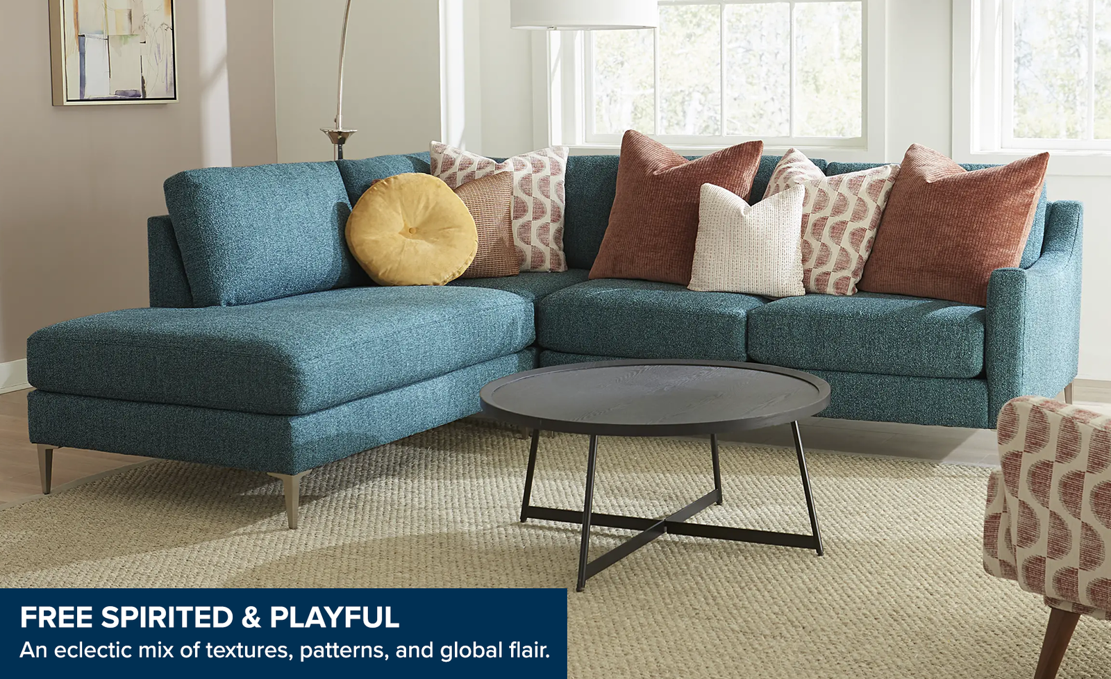 Boho Blue Sofa Header May 2026