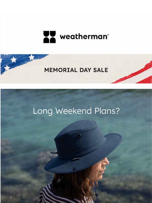Long Weekend Plans? Save 20%