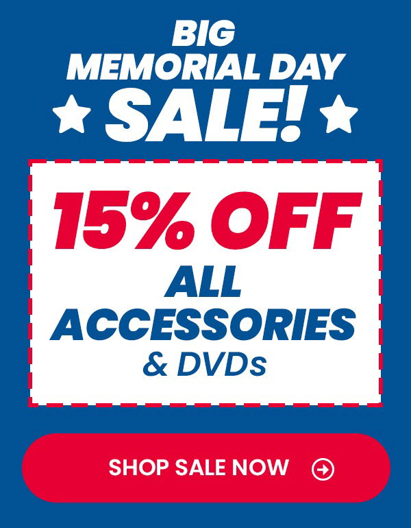 15% Off Accessories - This Weekend Only