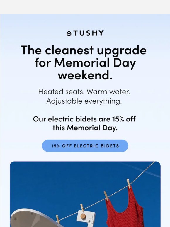 15% OFF electric bidets ⚡