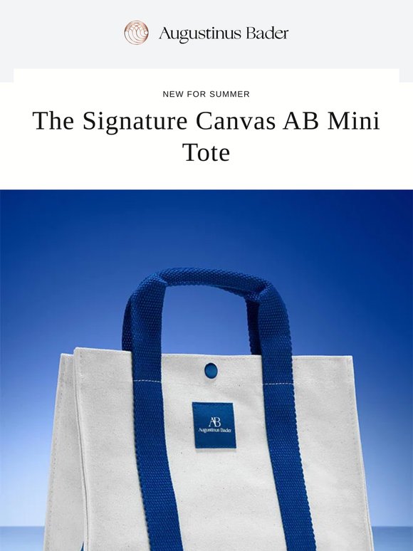 NEW: The Signature Canvas AB Mini Tote