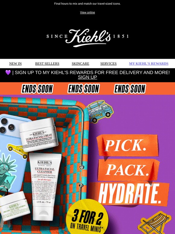 ENDS SOON: 3-for-2 on iconic skincare