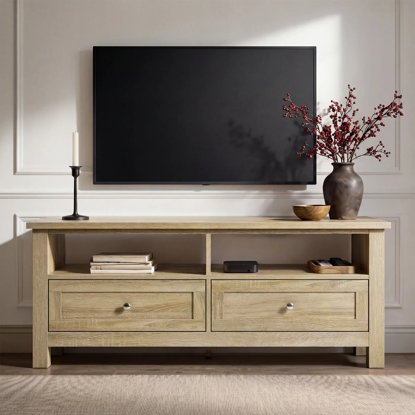 Oskara Oak TV Unit