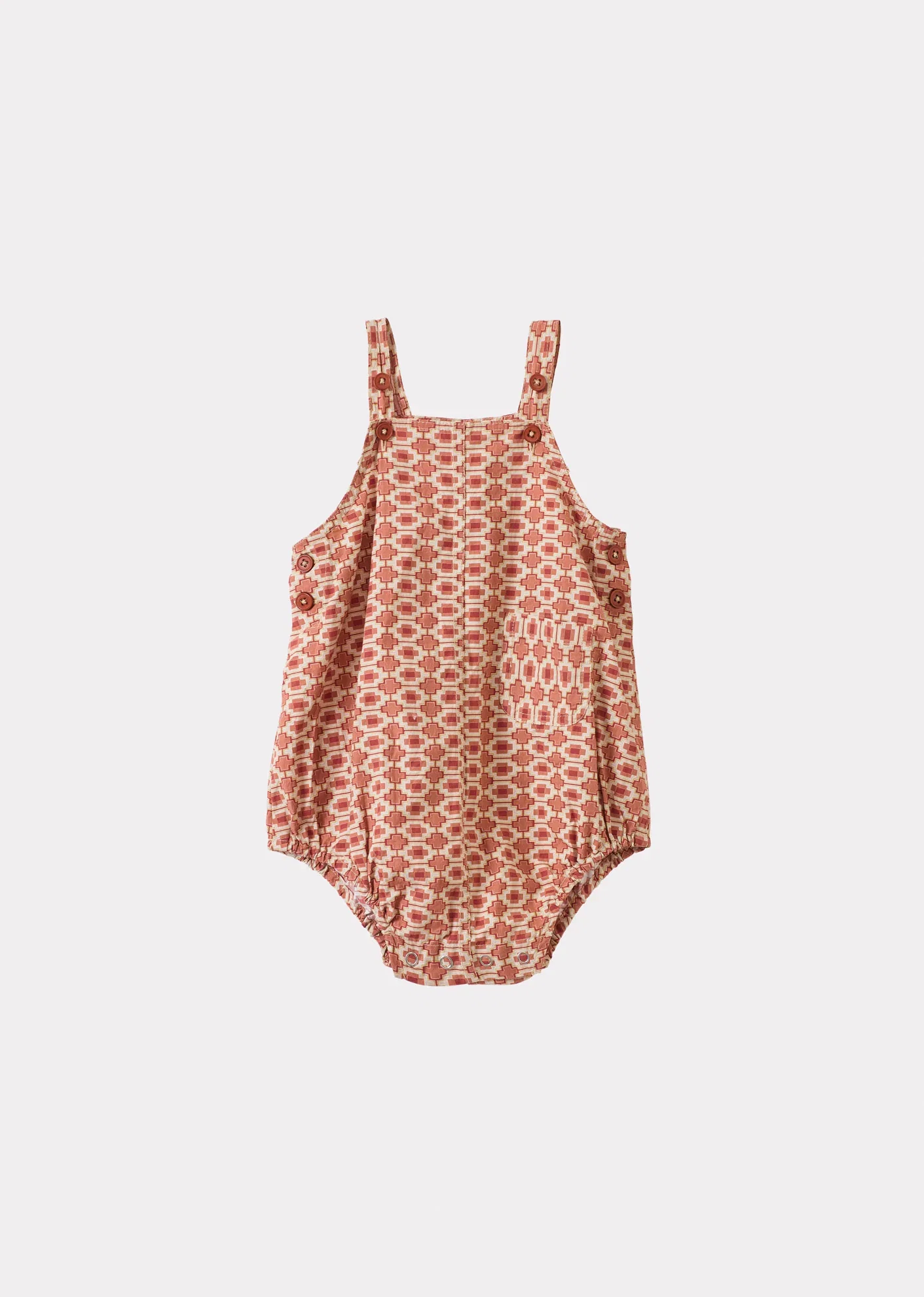 Image of FLURY BABY COTTON ROMPER - KALEIDOSCOPE PRINT