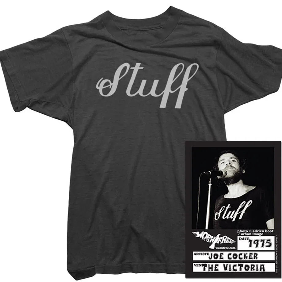 Joe Cocker T-Shirt - Stuff Tee worn by Joe Cocker