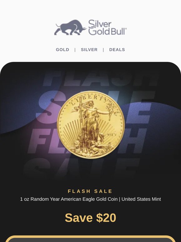 ⚡Flash Sale: 1 oz Random Year American Eagle Gold Coin | United States Mint⚡