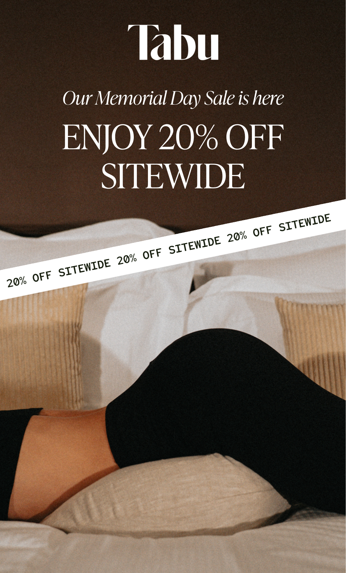 Our Memorial Day Sale is here: Enjoy 20% off sitewide