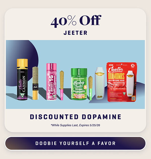 40% Off Jeeter