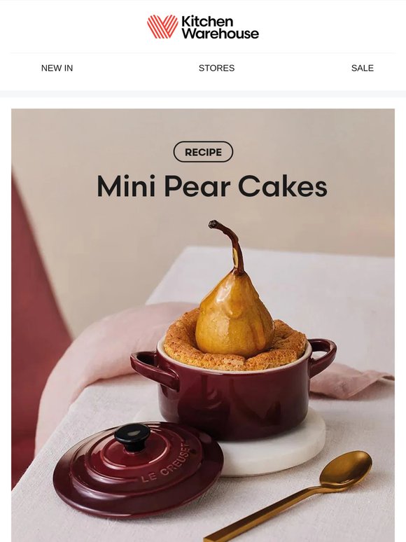 RECIPE: Mini Pear Cakes