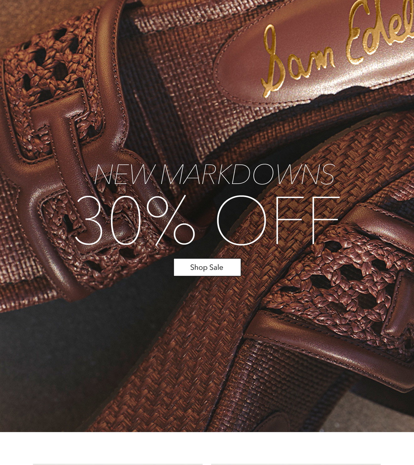 NEW MARKDOWNS 30% OFF | Shop Sale