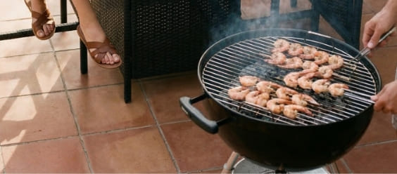 Barbecue 2 en 1 au charbon + couvercle