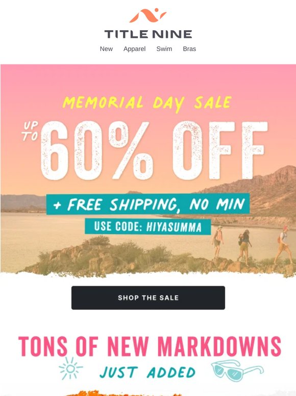 TODAY! 📣 30% off summer pants + new markdowns!