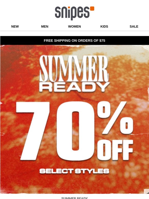 Fresh Summer Kicks. Hot Sale Prices.
