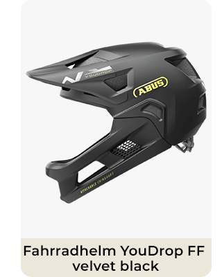 Fahrradhelm YouDrop FF velvet black