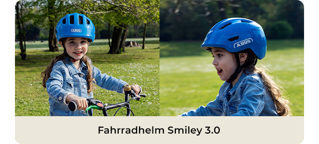 Fahrradhelm Smiley 3.0 shiny blue