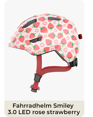Fahrradhelm Smiley 3.0 LED rose strawberry