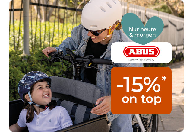 Nur heute & morgen: -15%* on top