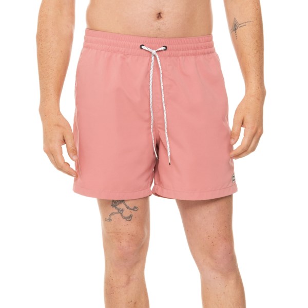 Billabong Shorey Layback Swim Shorts for Men | Red Washed | Size Large | Breathable Fabric
