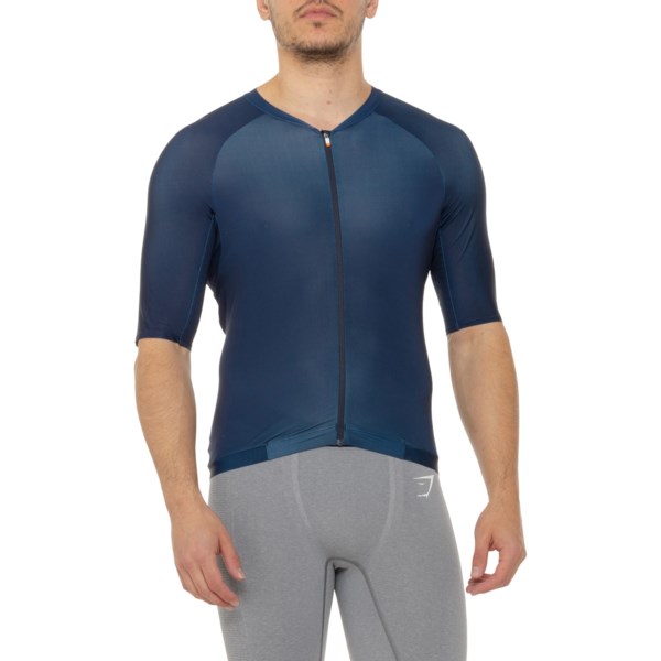 POC Pristine Cycling Jersey for Men | Turmaline Navy | Size Large | Stretchy Fabric