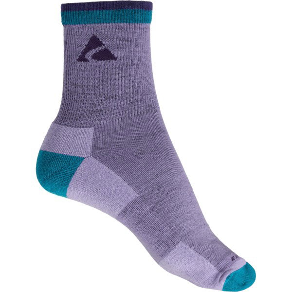 Cabot & Sons Trail Hiking Socks for Women | Lavender/Deep Purple | Size Medium | Wool