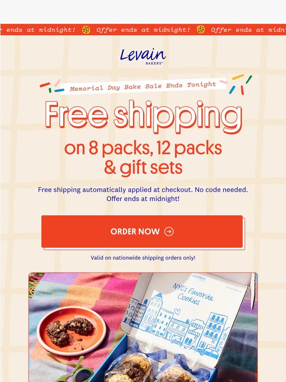 Last Call for Free Shipping ⏳