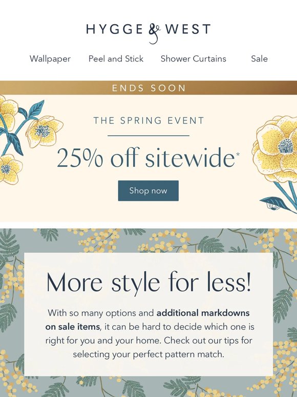 Shop this pattern perfect sale before it’s too late!