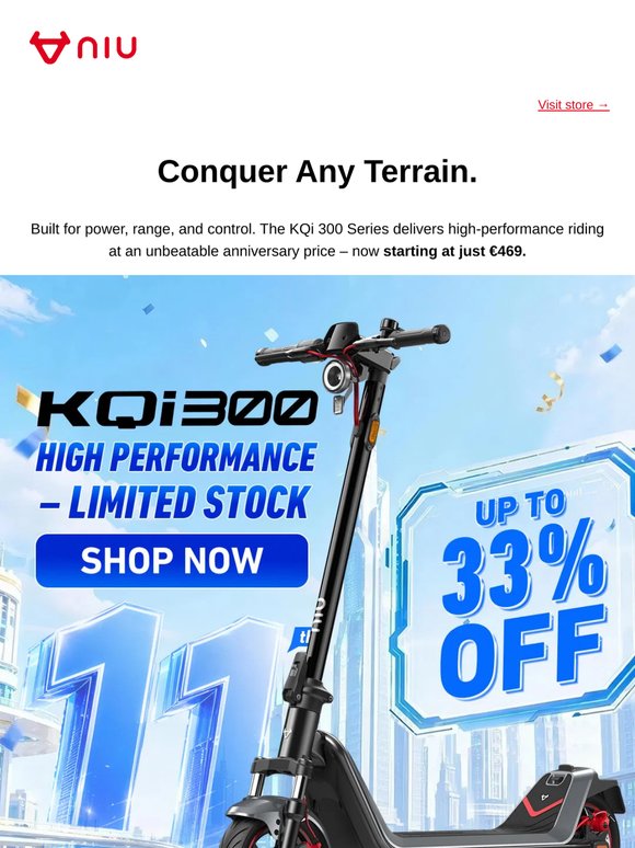 🎉 Anniversary Sale: KQi 300 Series – From €469 | Up to 33% Off High Performance