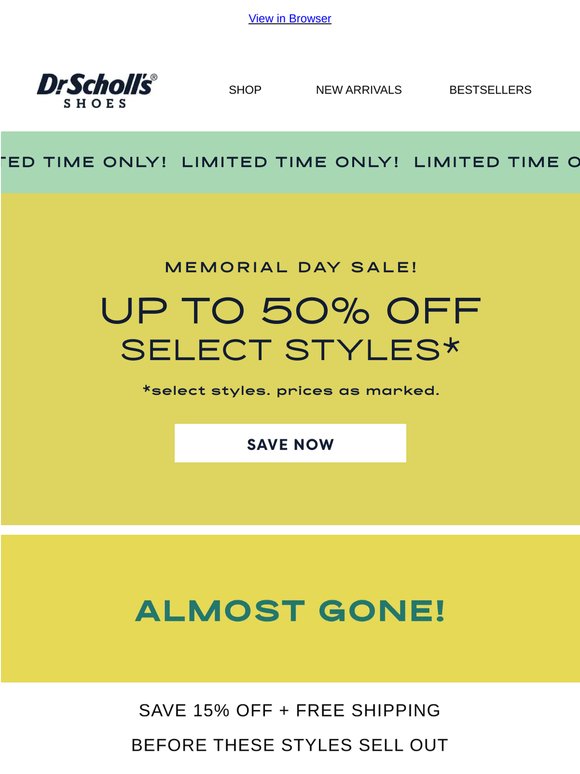 Your faves are almost gone! Get 15% off + free shipping