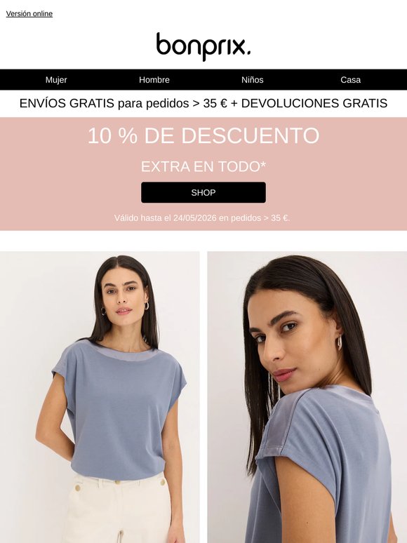 Ahorra un 10 % ahora