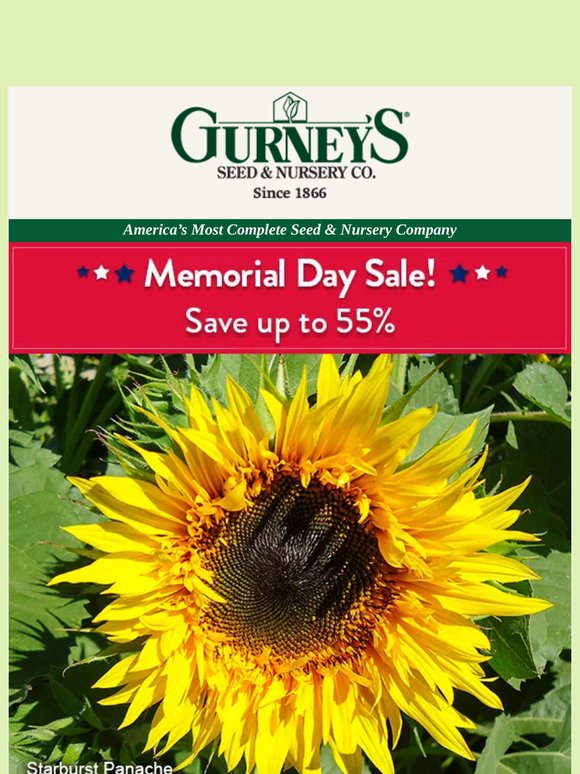 🌽🍅Get up to 55% off select seeds and supplies!