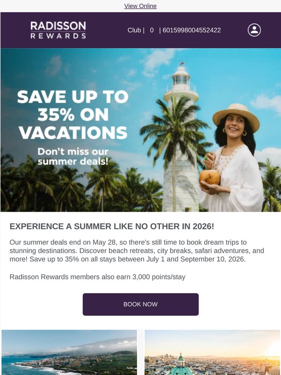 😁Explore our summer offers!