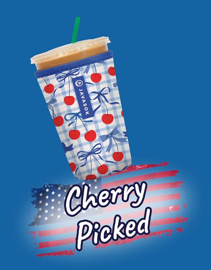 Cherry Picked cherry pattern cup