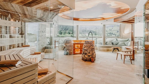 Hotel Wellnessbereich mit Sauna