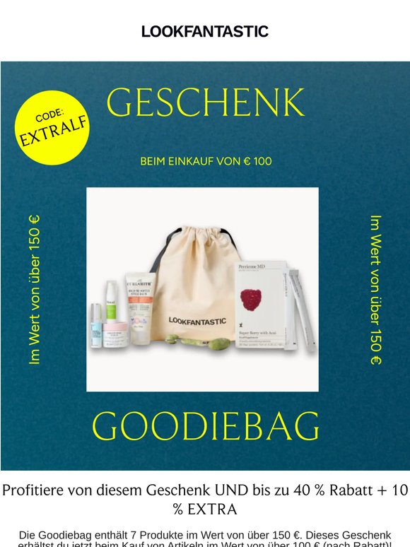 KOSTENLOSES Beauty-Bundle im Wert von 150 €!