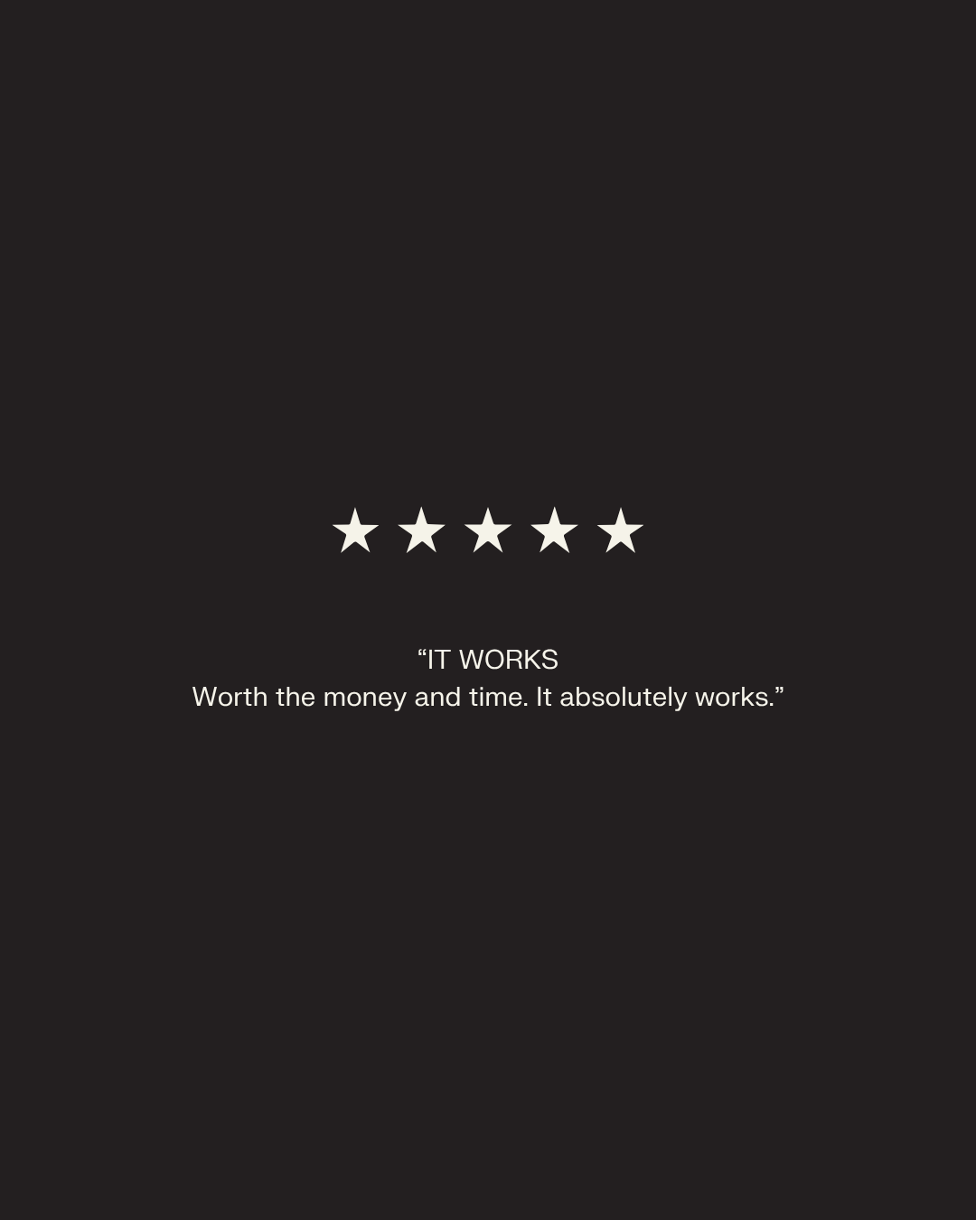 Five-star customer review panel with quote reading “IT WORKS — Worth the money and time. It absolutely works.” beneath a “Shop the Event” button in Habelo Summer Driving Glove Event email.