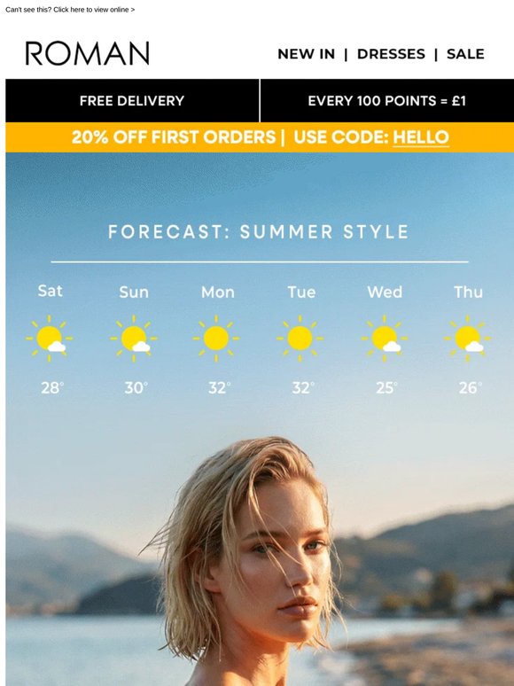 The Forecast? Looking HOT ☀️