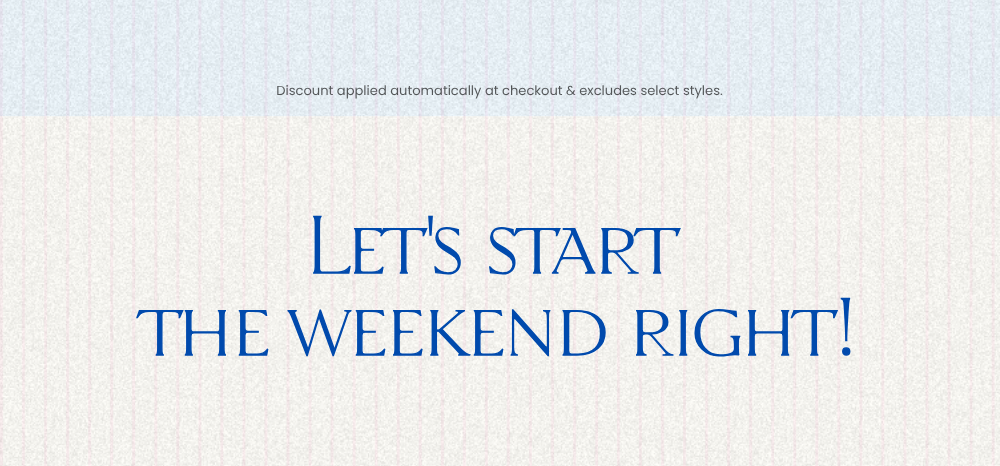 Let's start the weekend right!